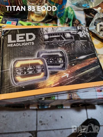 HAOLIDE 300W 7-инчов LED квадратен Фар за jeep, снимка 3 - Аксесоари и консумативи - 56164784