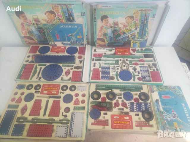 Немски детски матален конструктор. MARKLIN Metallbaukasten