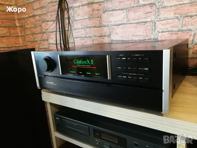 ⏯️С клип. Harman Kardon Citation X II class A preamp dual RIAA MM MC., снимка 6 - Ресийвъри, усилватели, смесителни пултове - 44573765