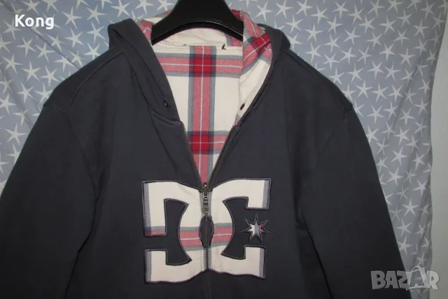 Nike Air Jordan яке reversible sweat shirt DC shoes двулицев суичър горница Найки Еър Джордан  