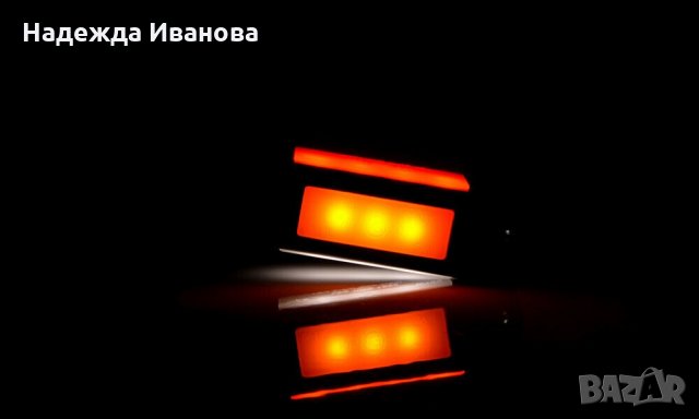 LED неон вертикален габарит с тройна функция 12/24V, снимка 2 - Аксесоари и консумативи - 29079104