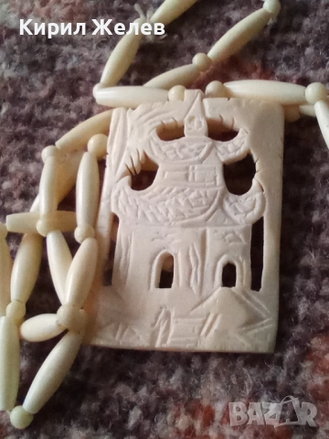 Огърлица гердан от слонова кост 51929, снимка 6 - Колиета, медальони, синджири - 52196151