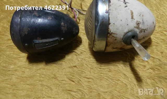 Ретро велосипеден фар 2 бр, снимка 3 - Аксесоари за велосипеди - 56136094