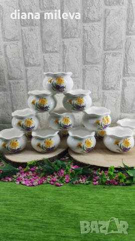 Гърнета кашпи от гипсокерамика!, снимка 5 - Декорация за дома - 52323434