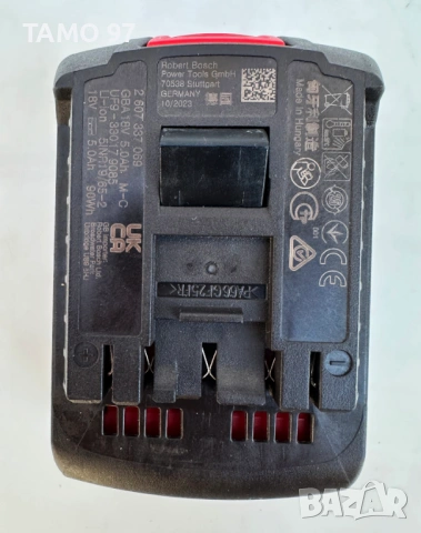 BOSCH GBA 18V 5.0Ah - Акумулаторна батерия 18V 5.0Ah като нова!, снимка 3 - Други инструменти - 54151922