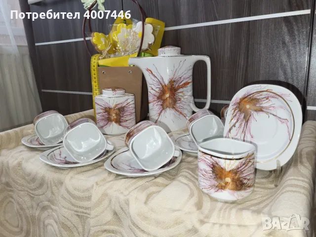 Сервиз за кафе, снимка 3 - Чаши - 44700701