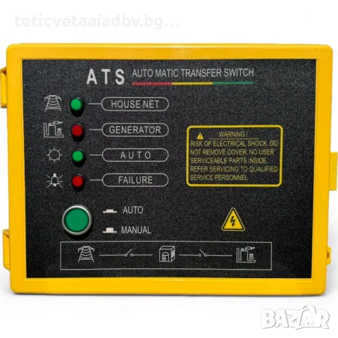 ATS Кутия ТРИФАЗНА с Подсилена Контакторна Система – Надеждно Автоматично Управление на Генератора 