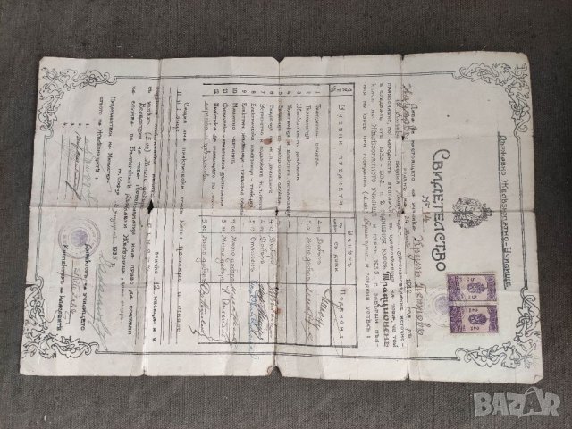 Продавам Свидетелство Държавно железопътно училище 