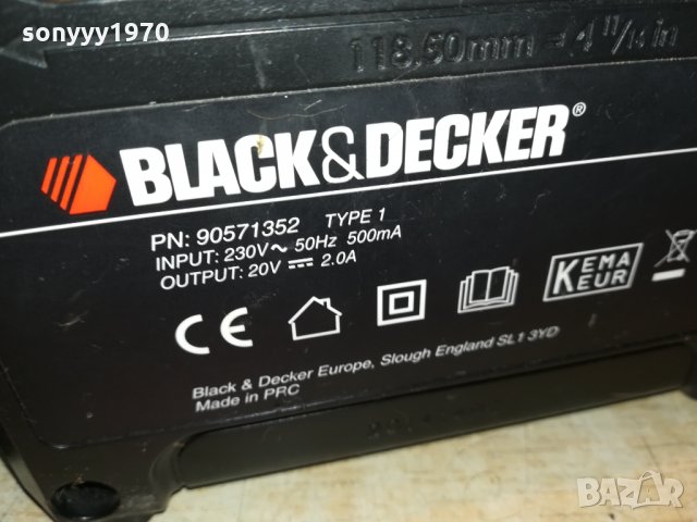 BLACK & DECKER LITHIUM-CHARGER-GERMANY 2609212202, снимка 13 - Други инструменти - 34262277