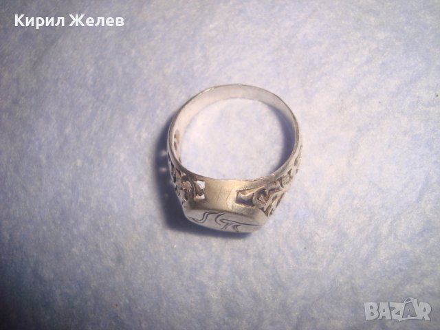 СТАРИНЕН СРЕБЪРЕН АЖУРЕН ПРЪСТЕН с МОНОГРАМ ЛП ВИСОКА ПРОБА СРЕБРО РЪЧЕН МАЙСТОРСКИ УНИКАТ 28810, снимка 15 - Антикварни и старинни предмети - 37268810