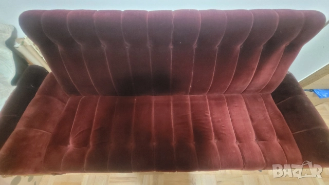 Триместен диван, функция сън, снимка 2 - Дивани и мека мебел - 52406492