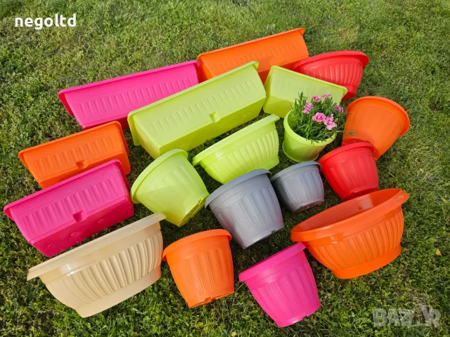 ПРОИЗВОДИТЕЛ НА САНДЪЦИ И САКСИИ ЗА ЦВЕТЯ! Различни размери и цветове!