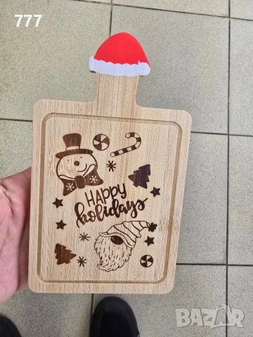 коледни плата за сервиране , снимка 2 - Аксесоари за кухня - 48358332