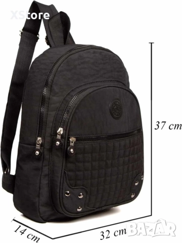 Ежедневна дамска раница с 3 отделения, снимка 4 - Раници - 52583714