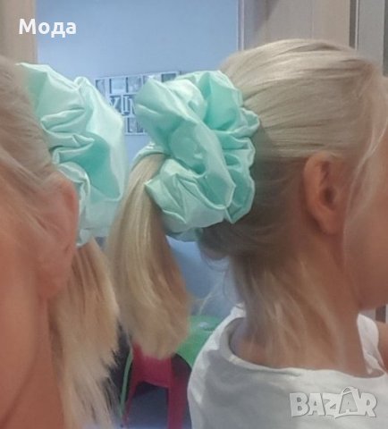 Скрънчи, Ластик за коса. Скрънчи от сатен цвят по избор #Скрънчи, снимка 4 - Аксесоари за коса - 30200157
