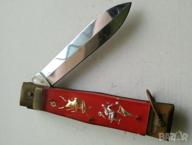 Старо джобно ножче, снимка 7 - Антикварни и старинни предмети - 30328912