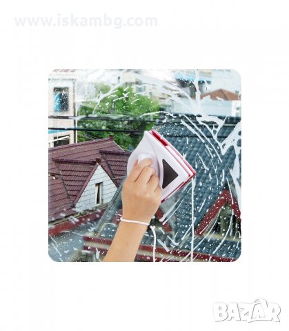 УРЕД ЗА ПОЧИСТВАНЕ НА ПРОЗОРЦИ С МАГНИТ, ДВУСТРАННО - код 2636