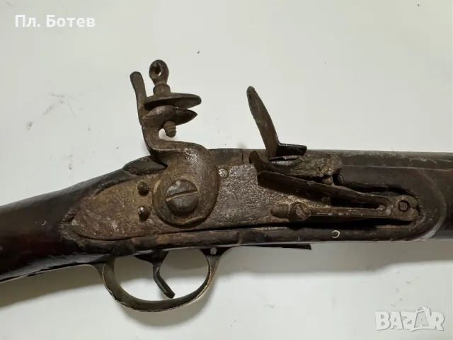 Стара кремъчна пушка, снимка 3 - Антикварни и старинни предмети - 48358925