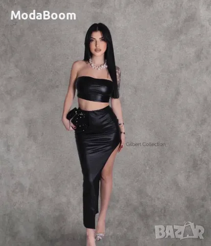 Дамски черен комплект , снимка 2 - Костюми - 48686899