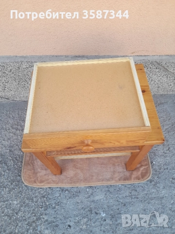 дървена масичка с чекмедже, снимка 9 - Маси - 51670033