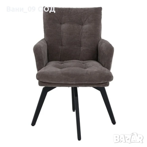 Луксозен въртящ се трапезен стол, снимка 4 - Столове - 50705762