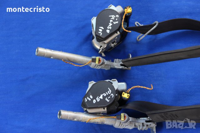 Преден десен колан Citroen C3 Picasso (2008-2016г.) предпазен колан, снимка 2 - Части - 37417994
