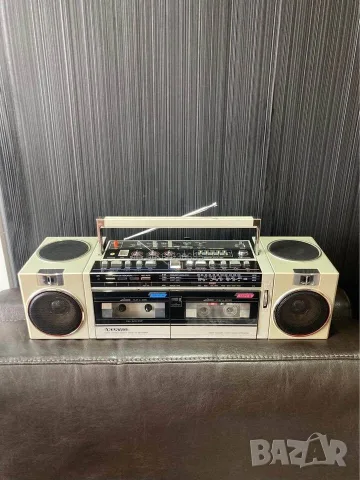 SANYO M-W24K VINTAGE RETRO BOOMBOX радио касетофон, снимка 9 - Радиокасетофони, транзистори - 55896320