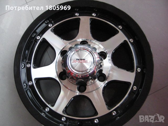 4бр. ал. джанти Team A-line 6x139,7 , 7x 15 , ET20 , централен отвор 106,2