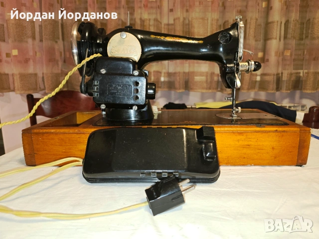 Продавам много запазена   съветска електрическа шевна машина „Класса 2-М” с документи