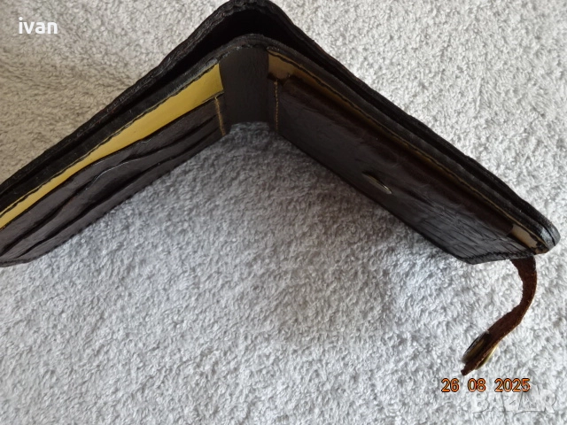 мъжки портфейл /ръчна изработка/, снимка 7 - Портфейли, портмонета - 51596762