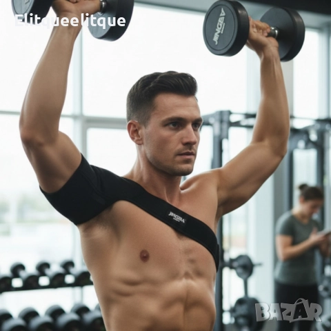 Ортеза за рамо JINGBA Shoulder Support JB-8010 - без напрежение в мускулите, снимка 6 - Други - 52317944