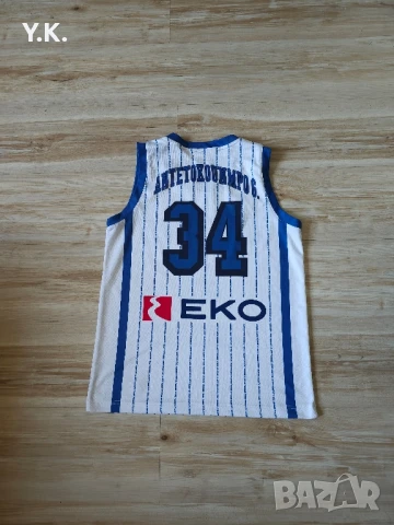 Оригинален мъжки баскетболен потник GSA x Greece x G. Antetokounmpo / Season 19, снимка 3 - Тениски - 50548127