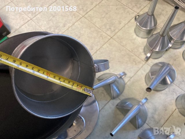 Фуния за гориво метална с цедка за дизел или бензин, снимка 7 - Аксесоари и консумативи - 44293911