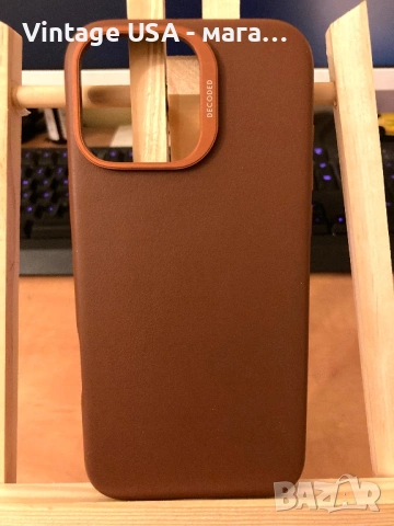 Кожен калъф / case Decoded Leather за Iphone 16 Pro Max, снимка 2 - Калъфи, кейсове - 54060179