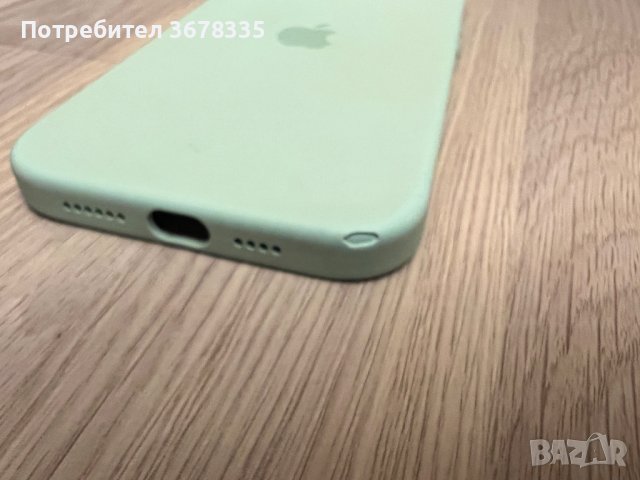 Оригинален силиконов калъф за iPhone 12 Pro Max Silicone Case кейс Зелен, снимка 3 - Калъфи, кейсове - 42855404