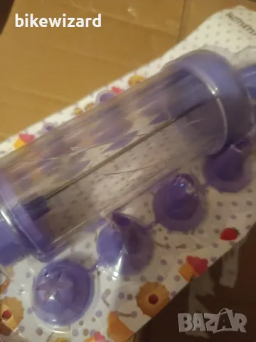 Преса с накрайници за сладки НОВО ЧЕТЕТЕ ОПИСАНИЕТО, снимка 2 - Други - 49737054