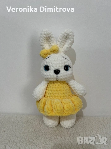 Плетени зайчета, снимка 3 - Плюшени играчки - 52065119