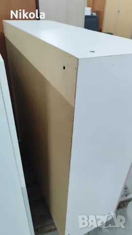 Шкаф за стена 4 врати бяло и розово 100/100/35см, снимка 16 - Шкафове - 49601143