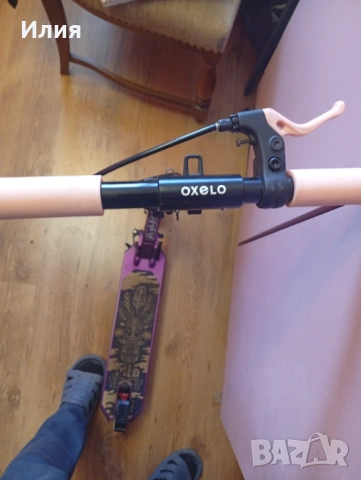 Запазена детска тротинетка Oxelo, снимка 3 - Скутери и тротинетки - 53324608