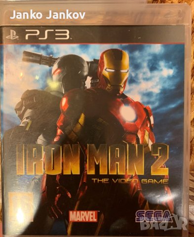 Iron Man 2 Игра за PS3 Железния човек, Марвел, снимка 1 - Игри за PlayStation - 39408011