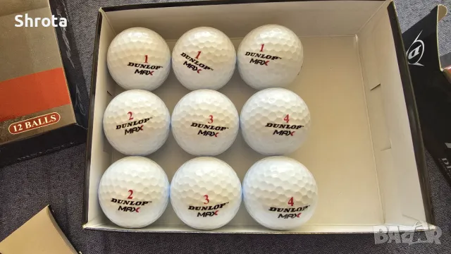 подаръчен комплект нови голф топки dunlop, снимка 6 - Голф - 48401365