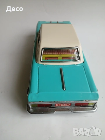 Стара ламаринена китайска играчка автомобил ME-728, снимка 6 - Колекции - 53961972