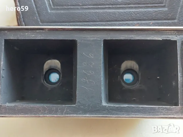 Много рядък фотоапарат-фото камера първата стерео скопична камера 1896-1908г, снимка 12 - Антикварни и старинни предмети - 48928670