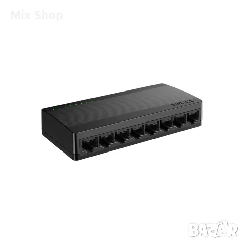Нова Tenda Ethernet комутатор Gigabit 8 порта, 10/100/1000 Mbps, Ethernet хъб, мини, снимка 3 - Друга електроника - 56072908