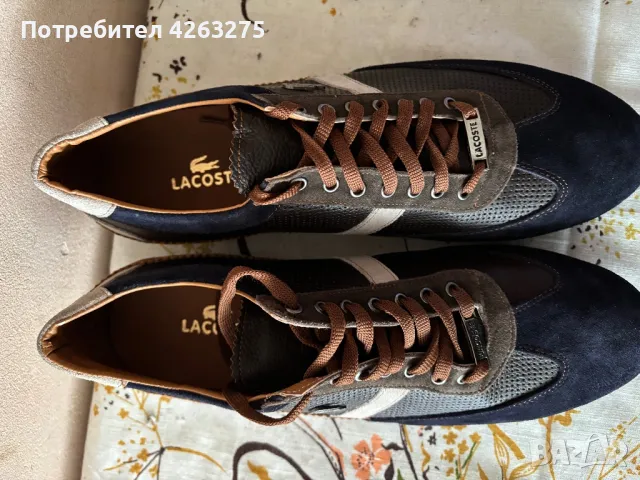 Мъжки обувки Lacoste, снимка 3 - Ежедневни обувки - 48051846