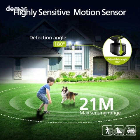 PHILIPS 21W 3000 lm LED охранителна лампа с PIR сензор за движение, снимка 5 - Лед осветление - 51719379