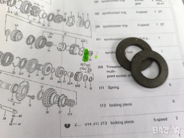 020311324B**NEU**VAG**Шайба специална за скоростна кутия**, снимка 4 - Части - 50182989