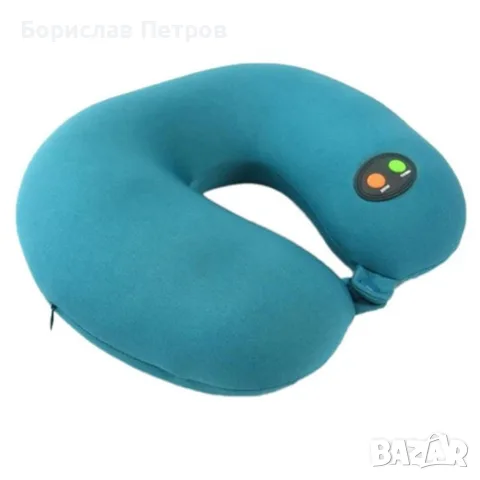 Масажна въглавница от мек дишащ материал / Размер: 30 х 30 х 10 см, снимка 6 - Масажори - 55778250