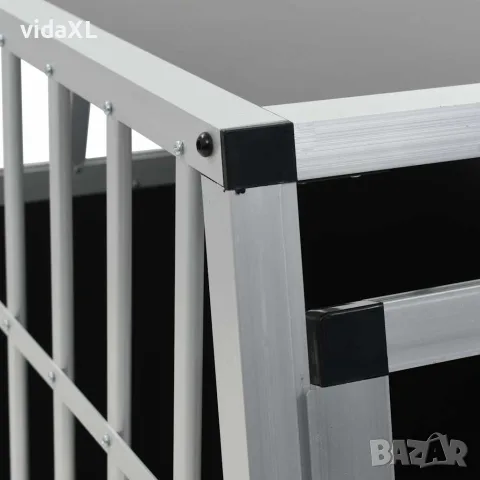 vidaXL Кучешка клетка с една врата, 65x91x69,5 см, снимка 7 - За кучета - 56146196