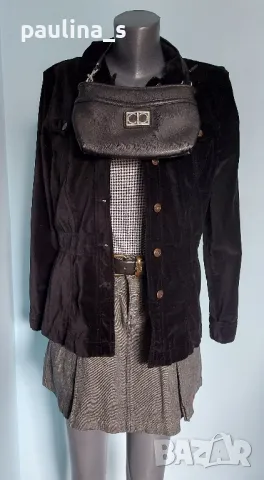 Лотове / M / XL - Лот от кадифено яке с пола / Червен лот / Естествена кожа яке и Дънки , снимка 2 - Други - 48728214